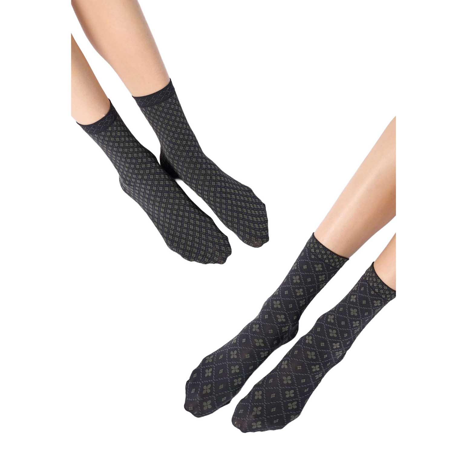 Oroblu 2P Twins Tie Pattern